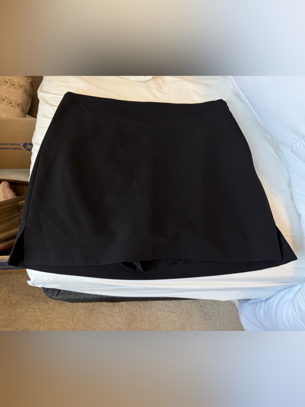 Editor Super High Waisted Mini Skort in Studio Stretch Twill